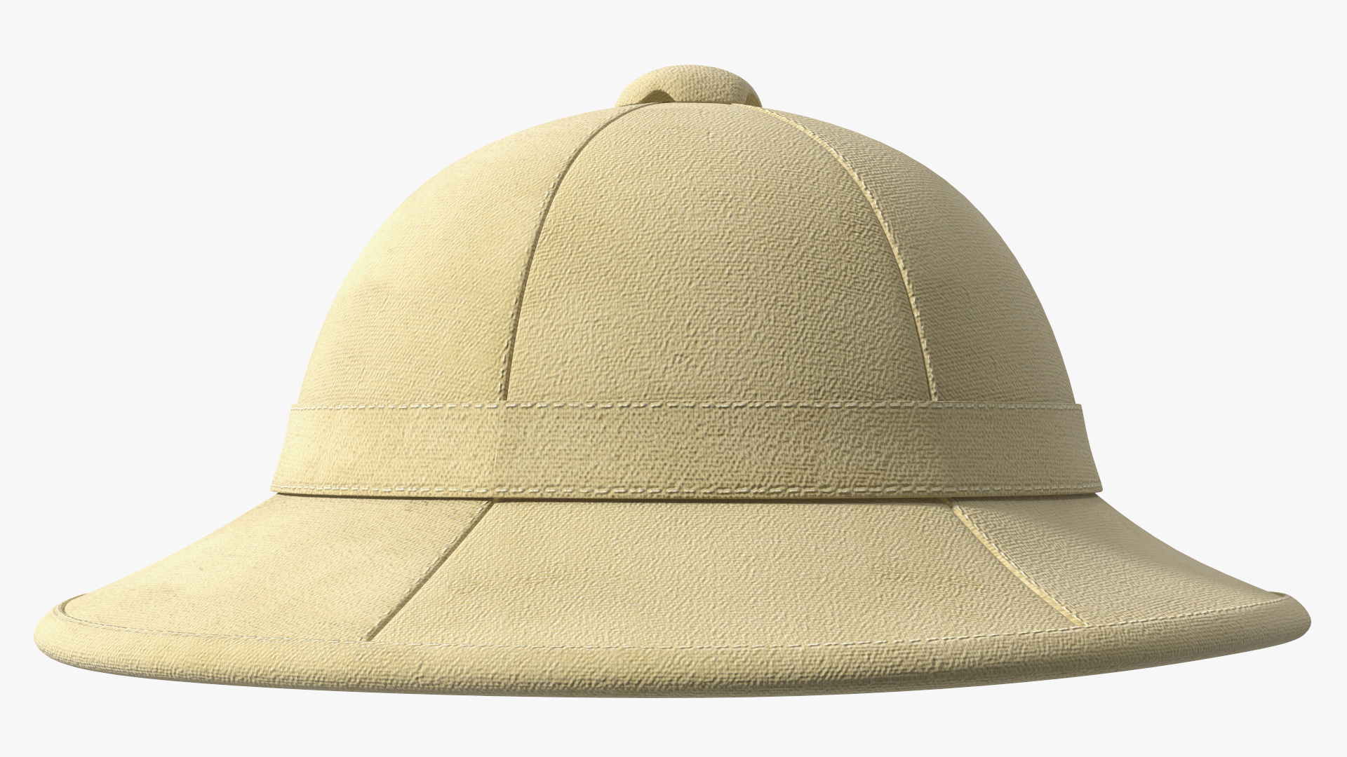 3D French Pith Helmet model