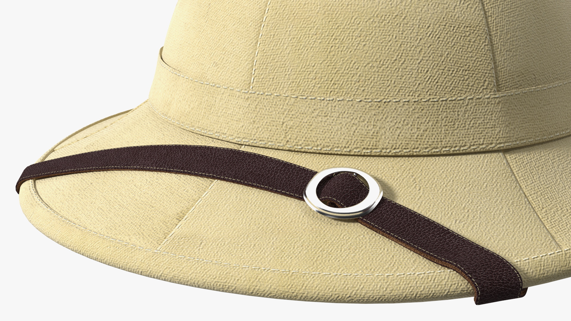 3D French Pith Helmet model