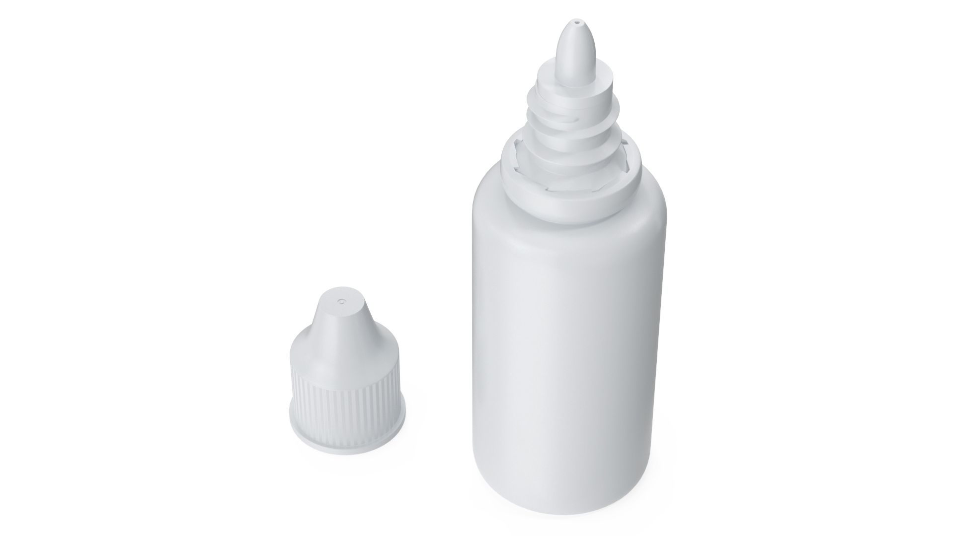 3D model Plastic Drops Bottle 30ml