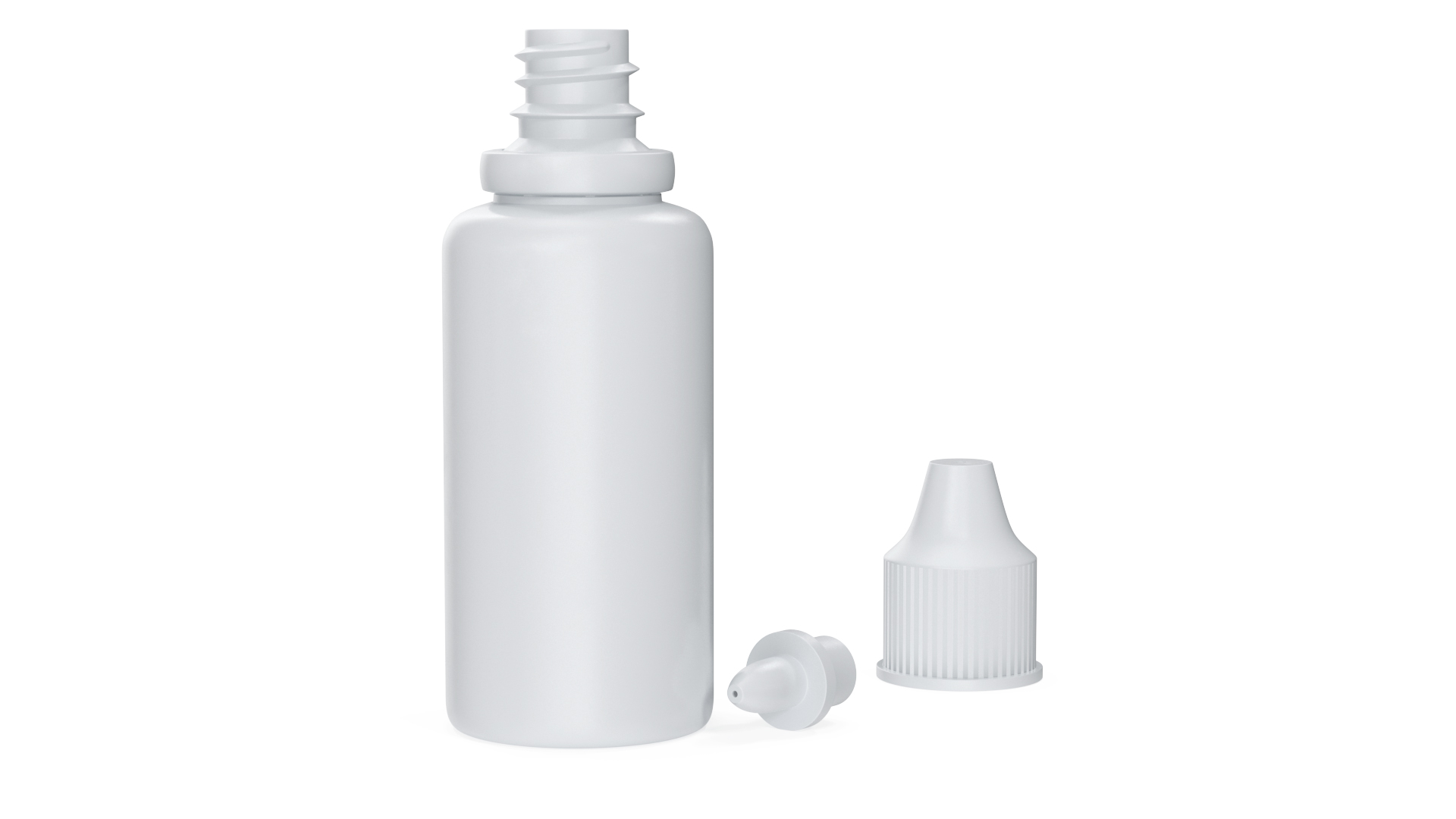 3D model Plastic Drops Bottle 30ml