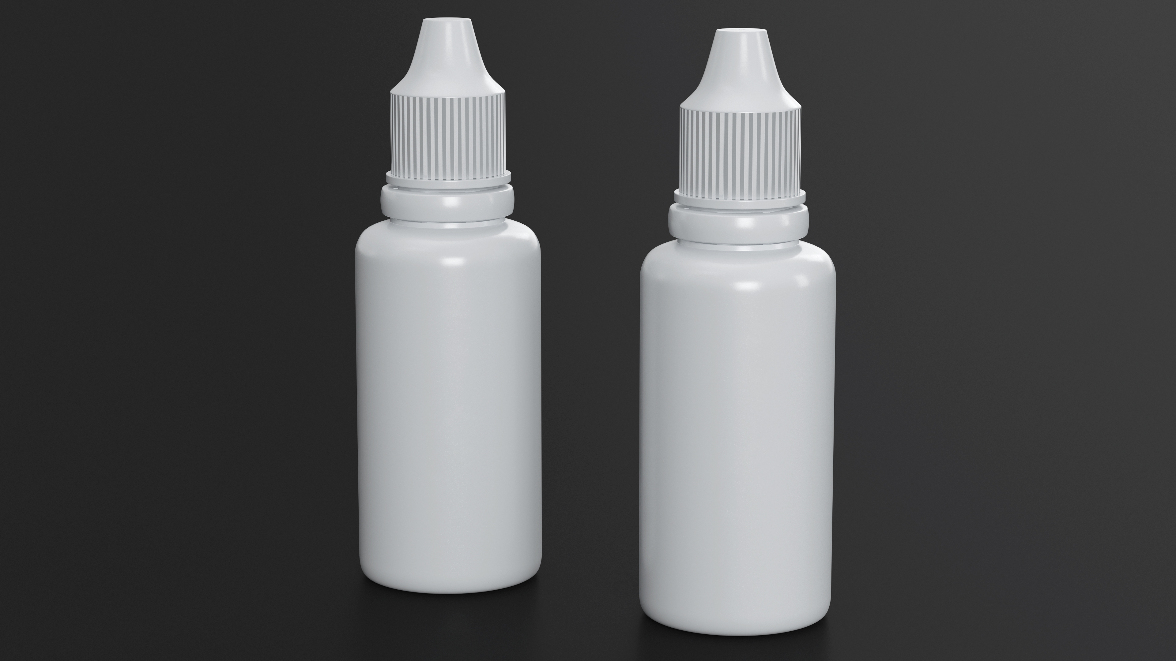 3D model Plastic Drops Bottle 30ml