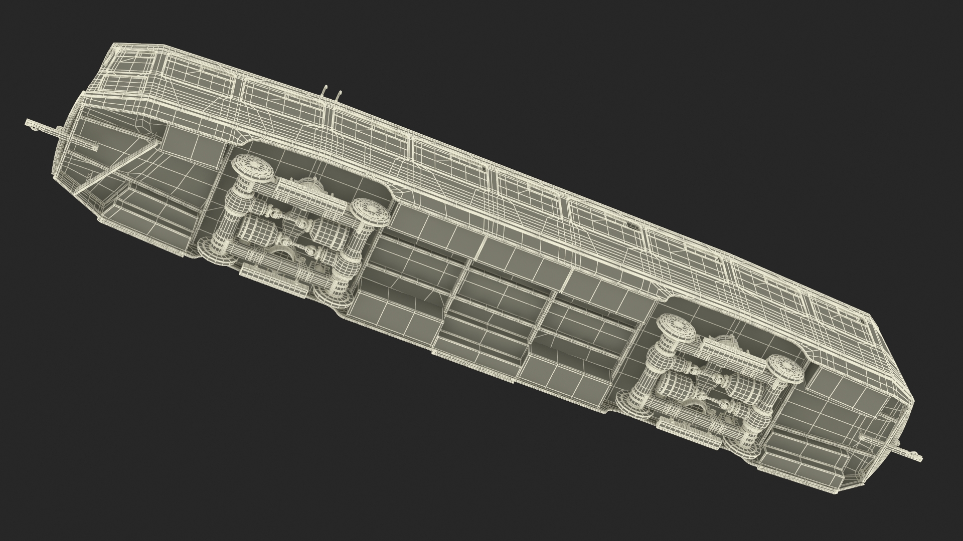 3D KTM-5 Soviet Tram Old