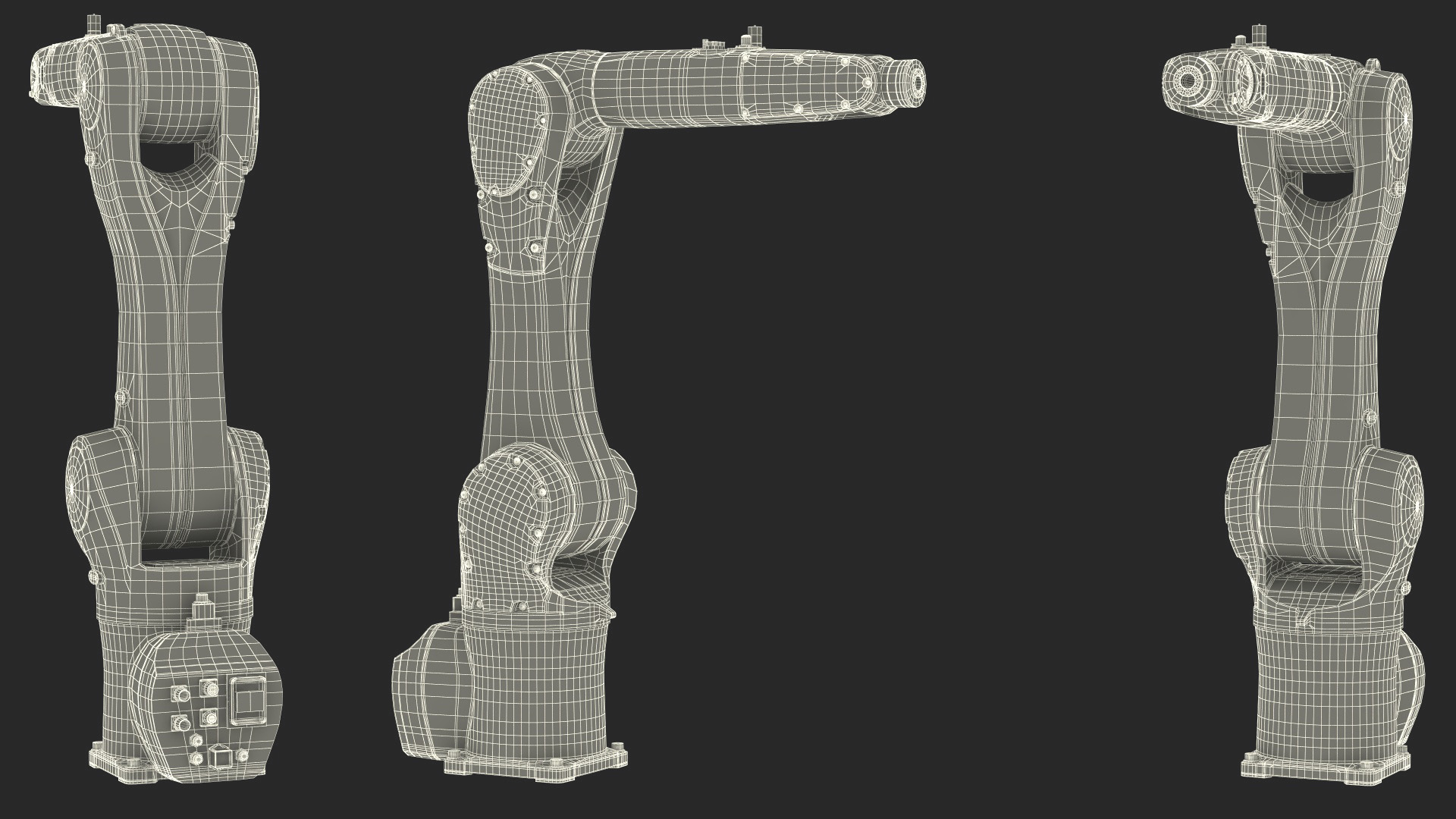 Lightweight Cobot LBR IIWA 7 R800 Rigged for Maya 3D model