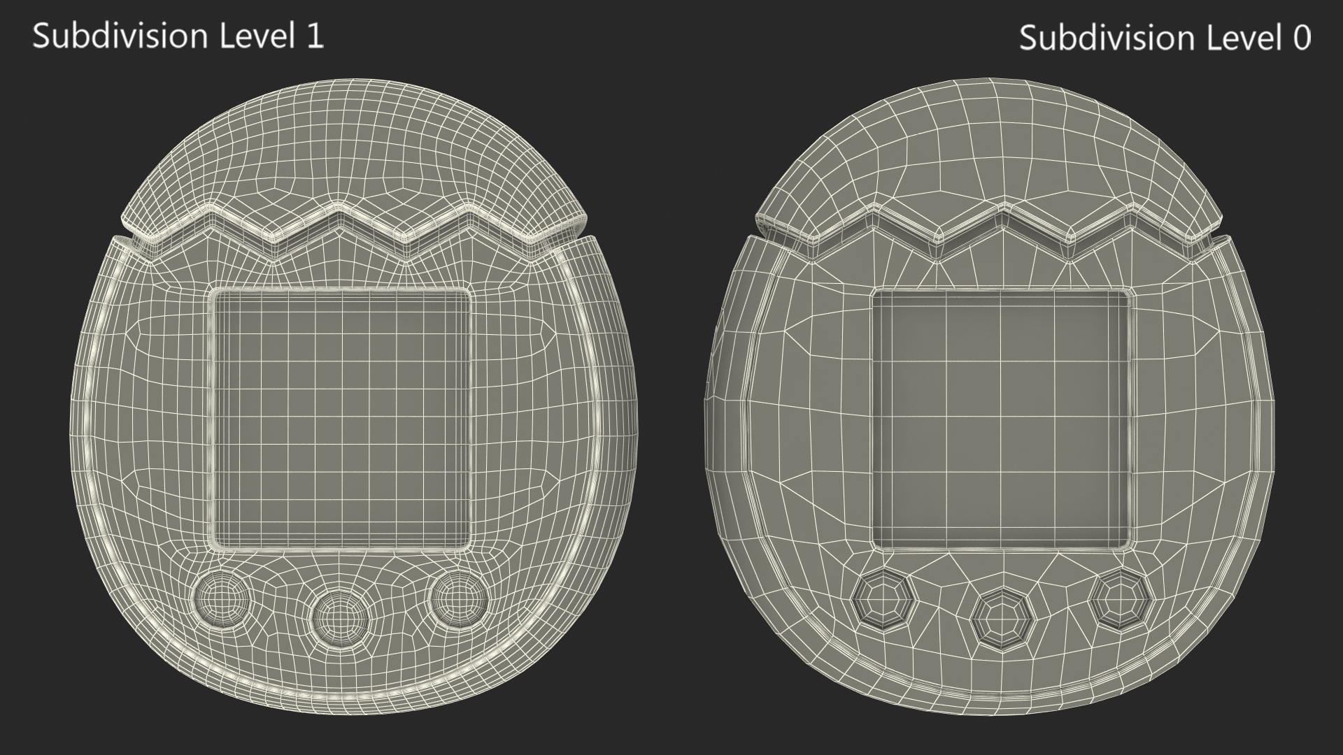 3D model Tamagotchi Pet Green