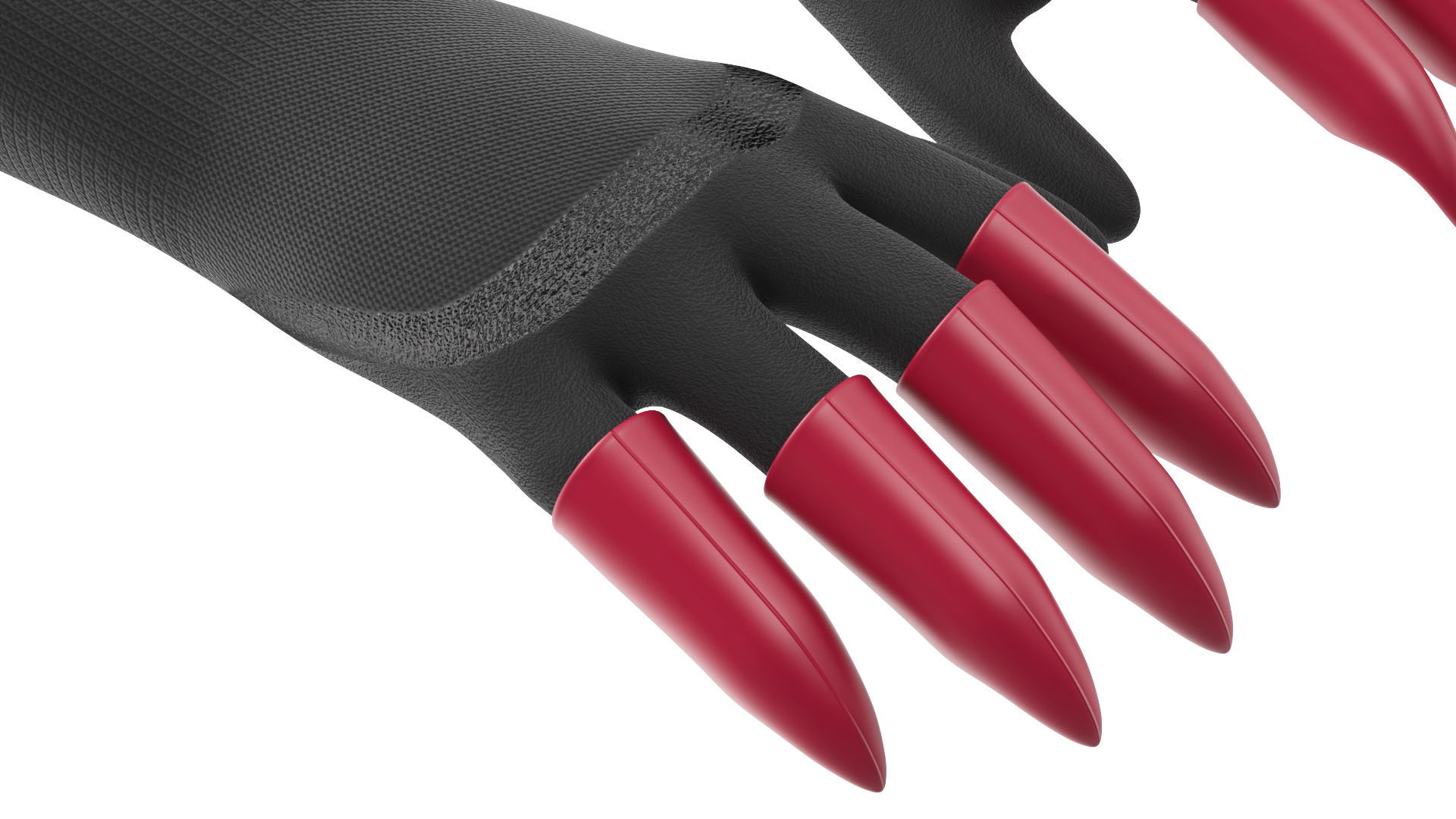 3D model Clawed Garden Gloves