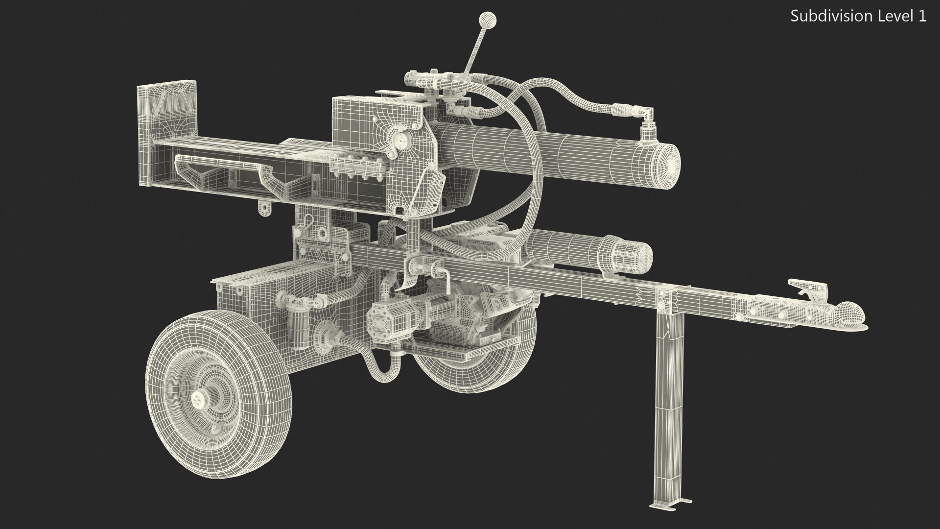 3D model WEN 56230 Lumberjack Gas Powered Log Splitter