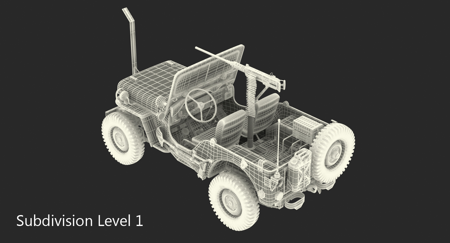 Jeep Willys MB 3D model