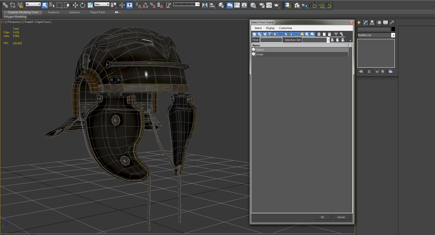 Roman Centurion Helmet 3D