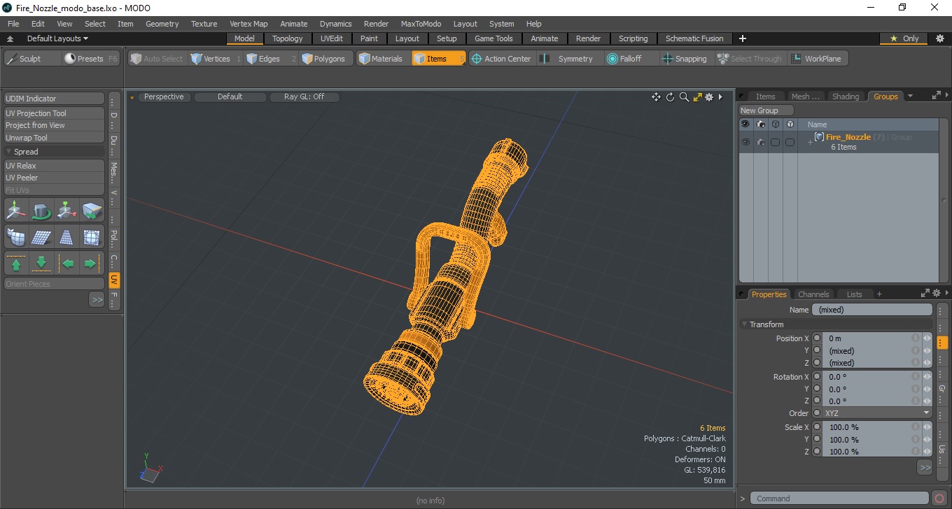 3D Fire Nozzle