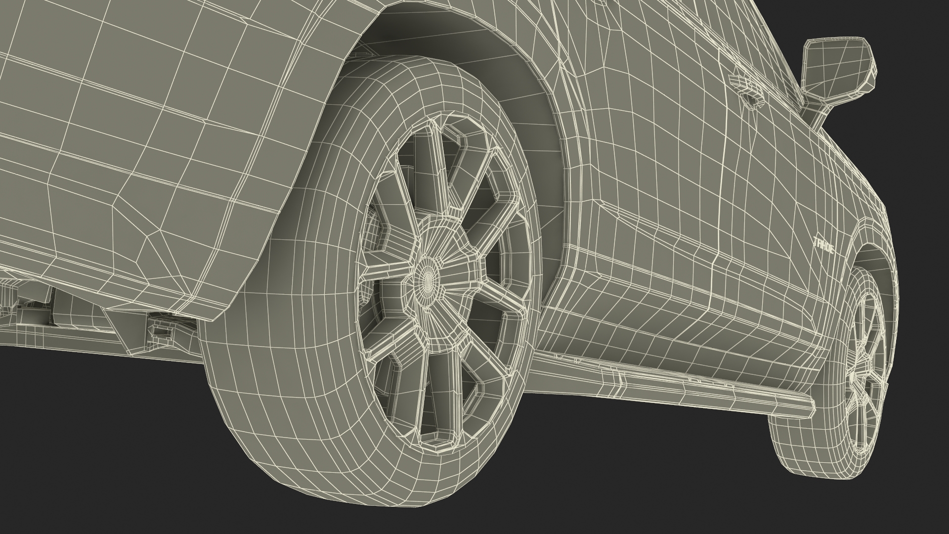 3D Chevrolet Tahoe 2024 Simplified