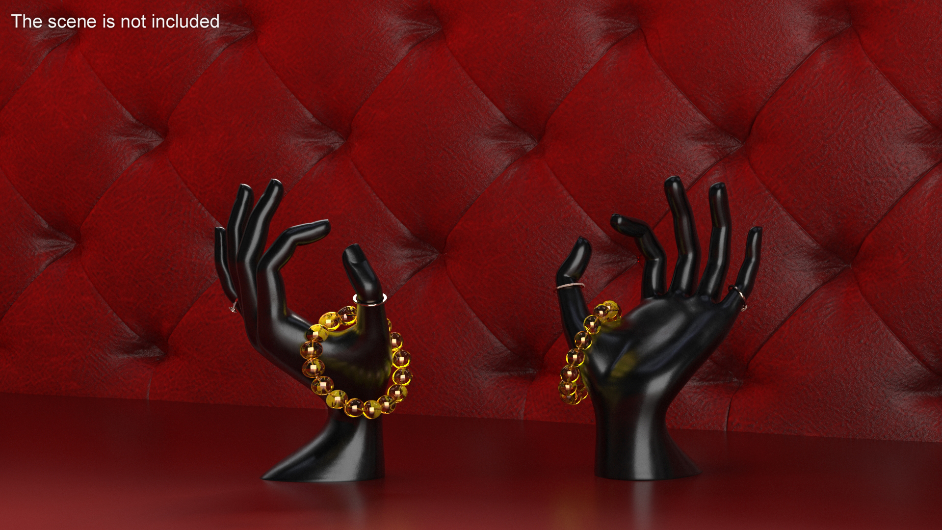 3D model Hand Display with Jewelry