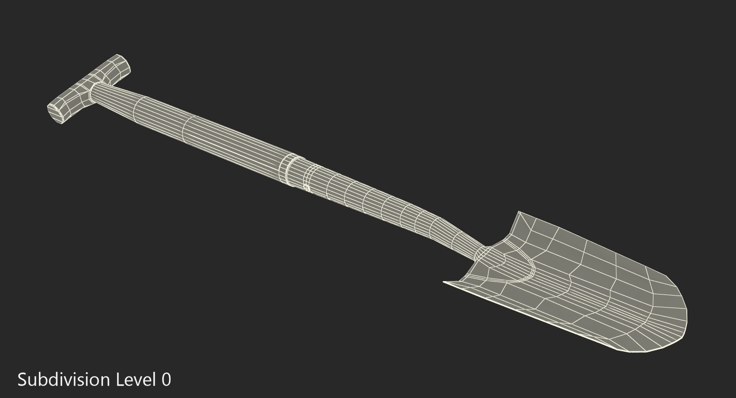 Planting Spade Tool 3D model