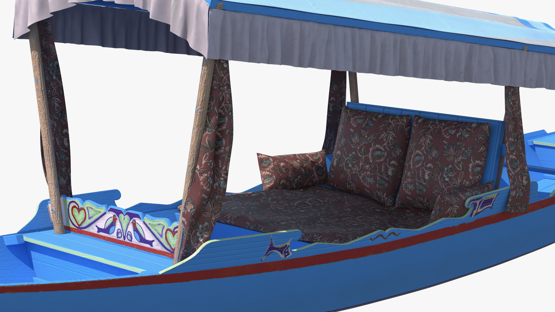 3D Royal Shikara Blue model