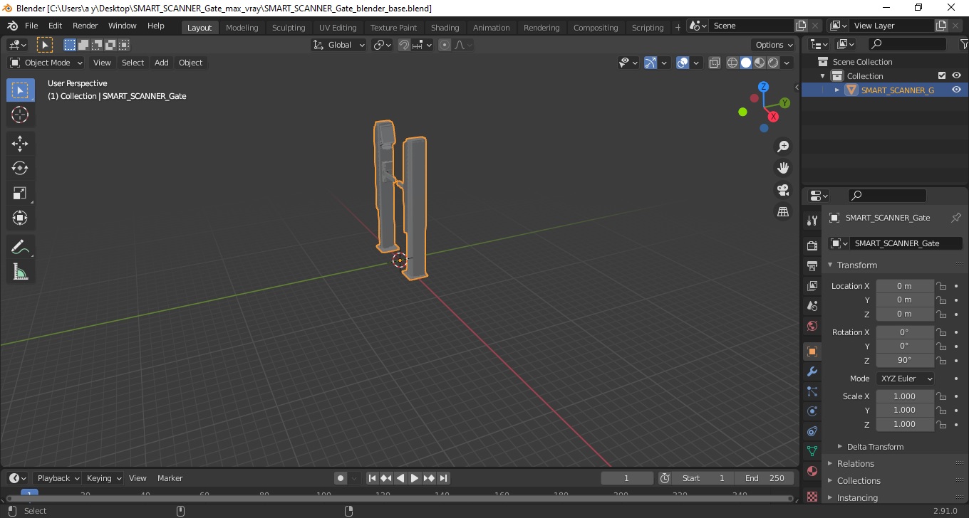 3D SMART SCANNER Gate model