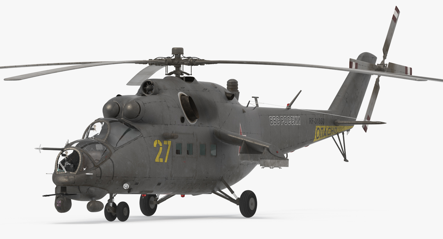 Russian Helicopter Mi 35M 2 3D