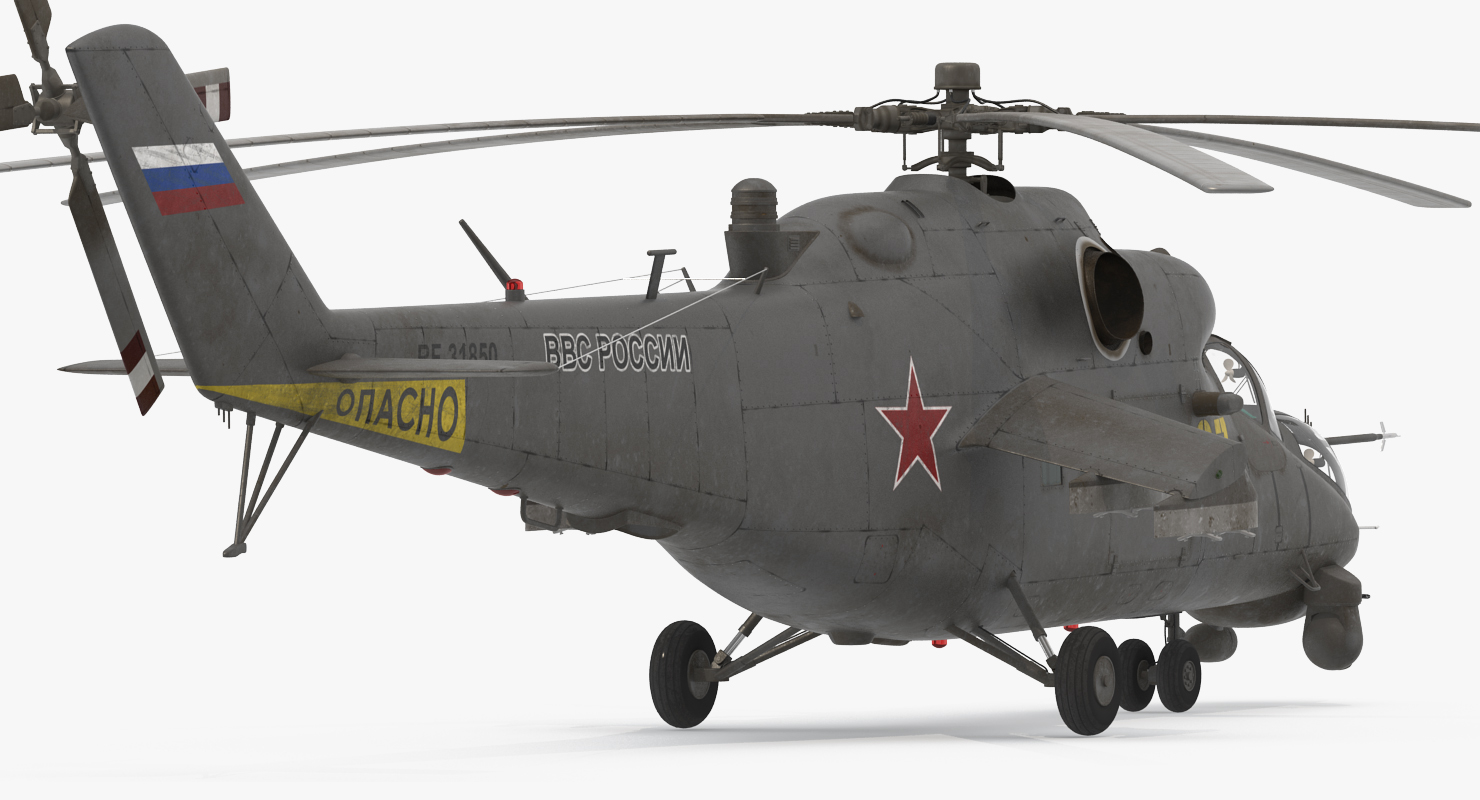 Russian Helicopter Mi 35M 2 3D