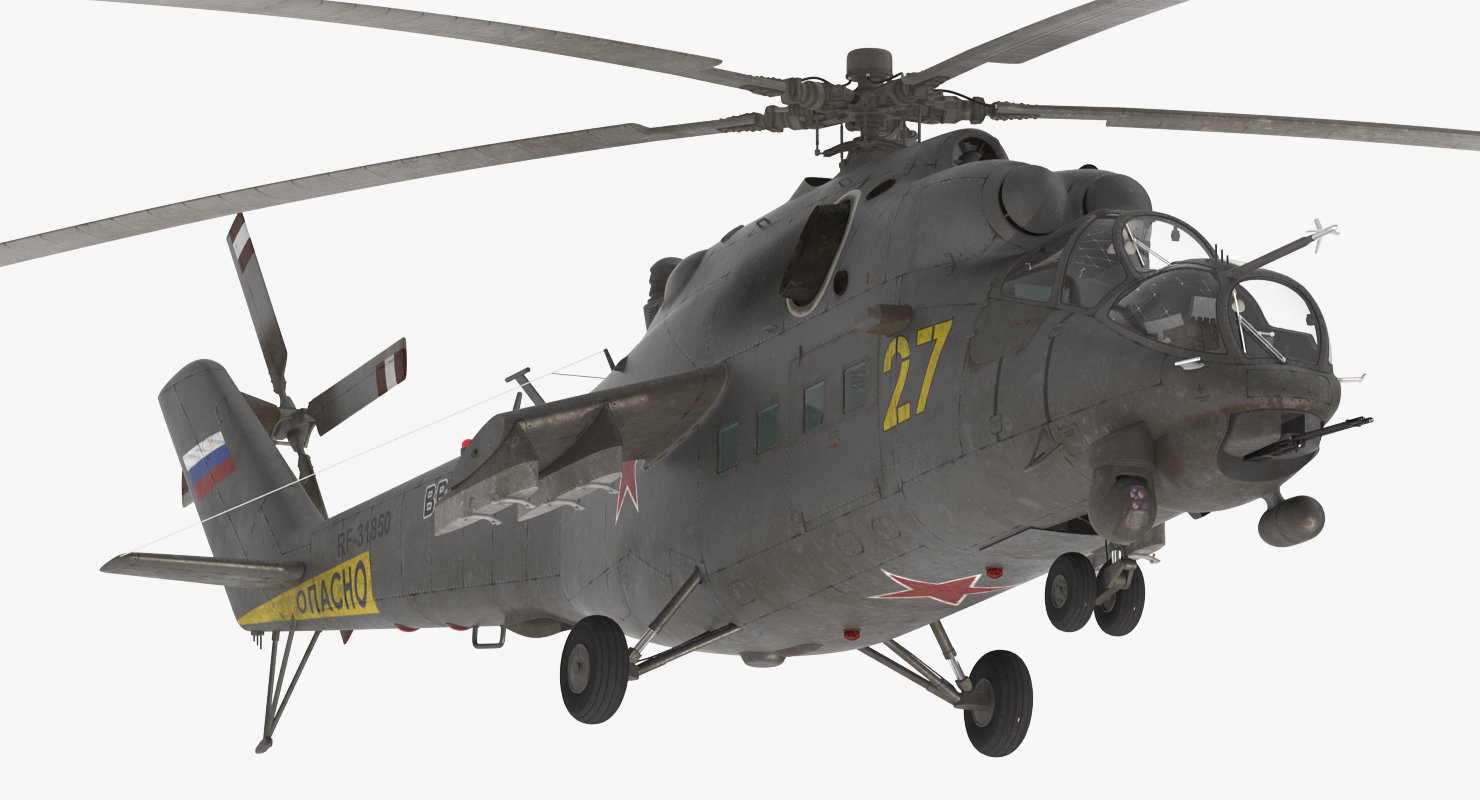 Russian Helicopter Mi 35M 2 3D