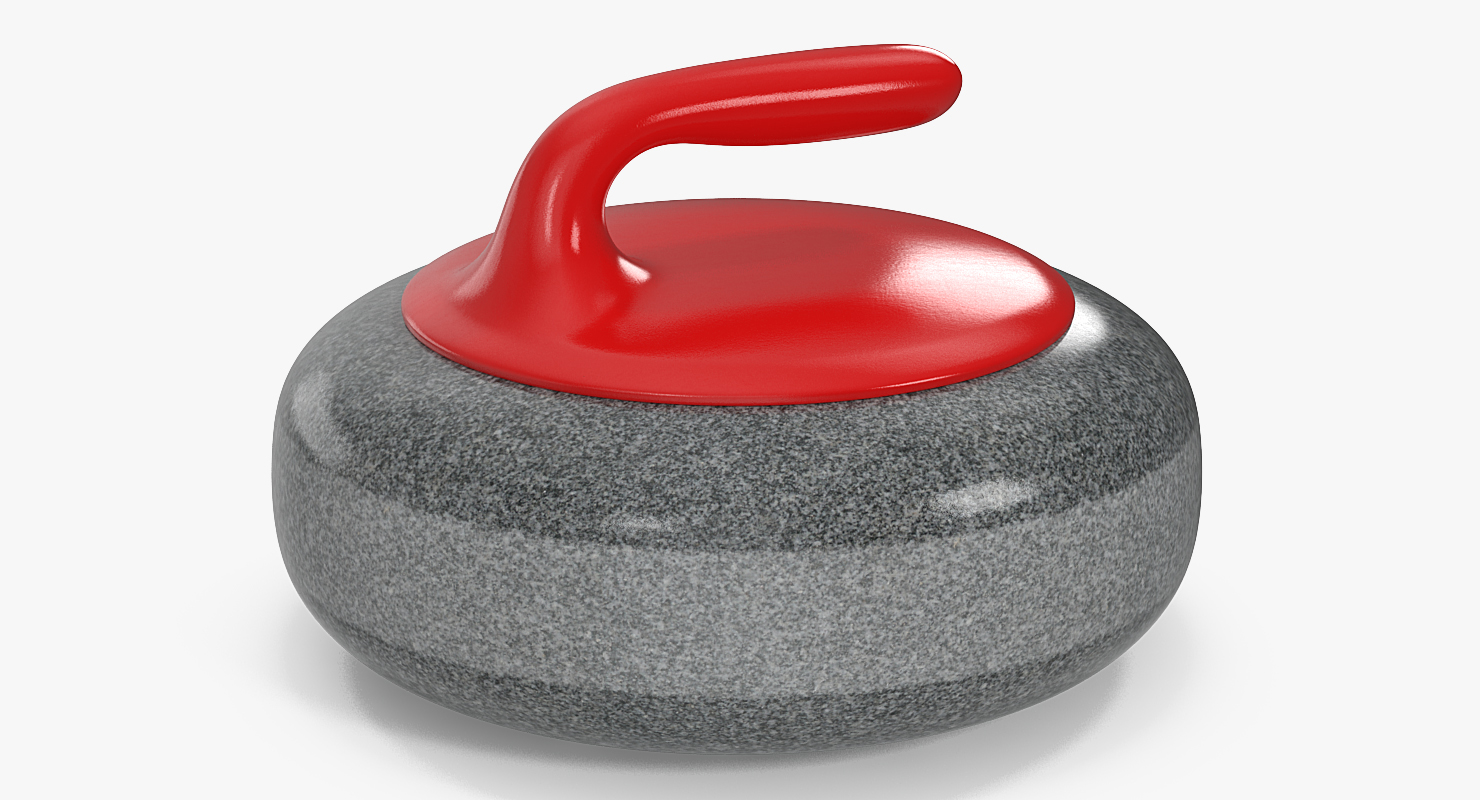 3D Curling Stone model