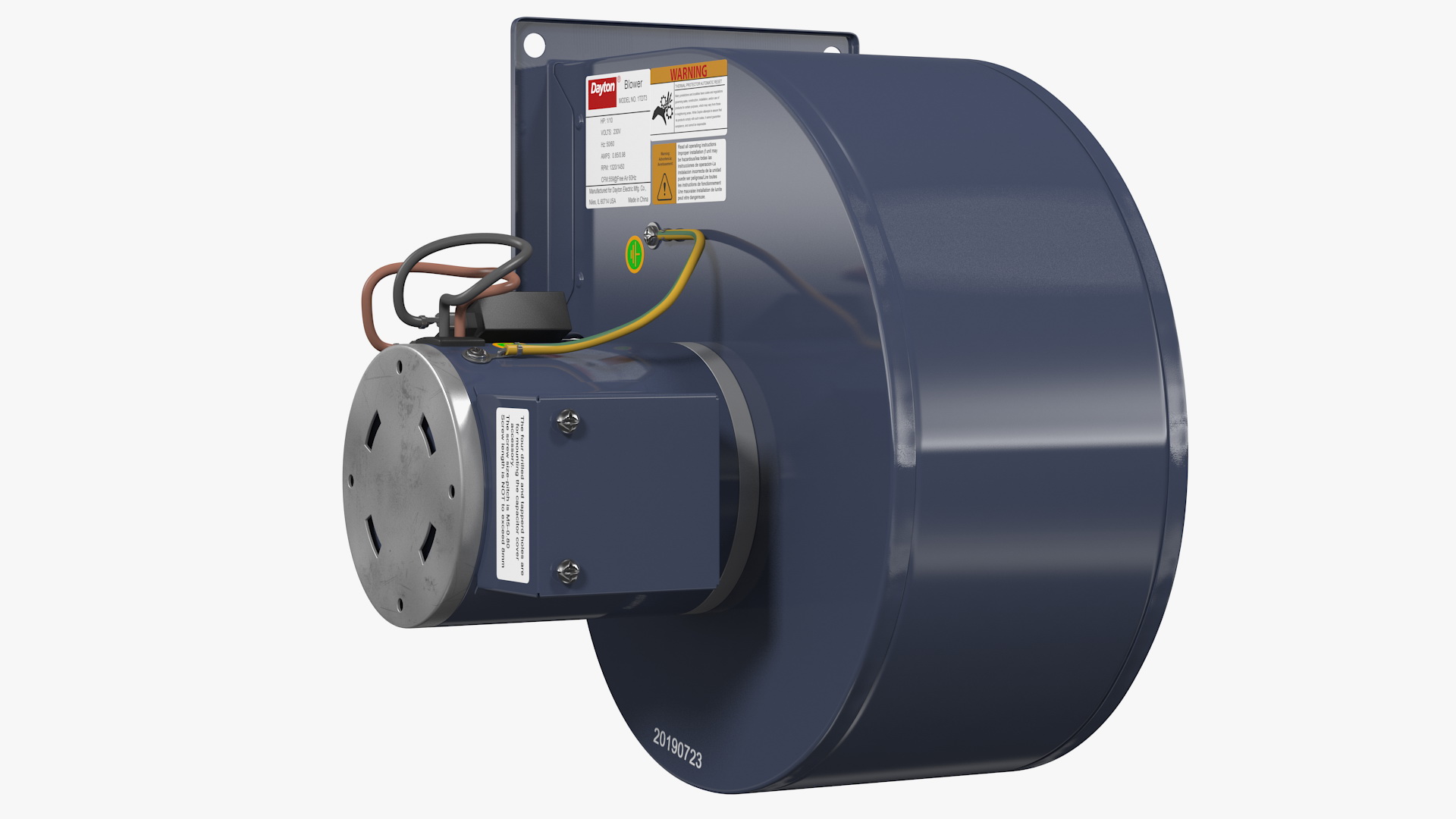 Dayton High Pressure Blower 3D