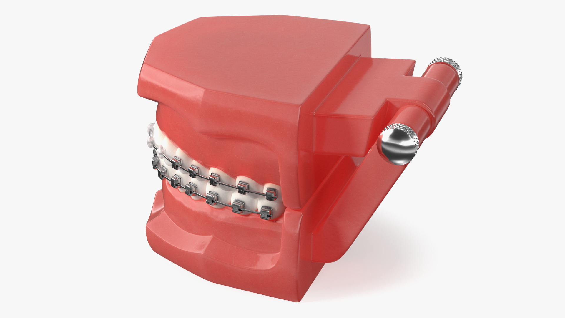 3D Ligature-Free Braces on Artificial Jaw model