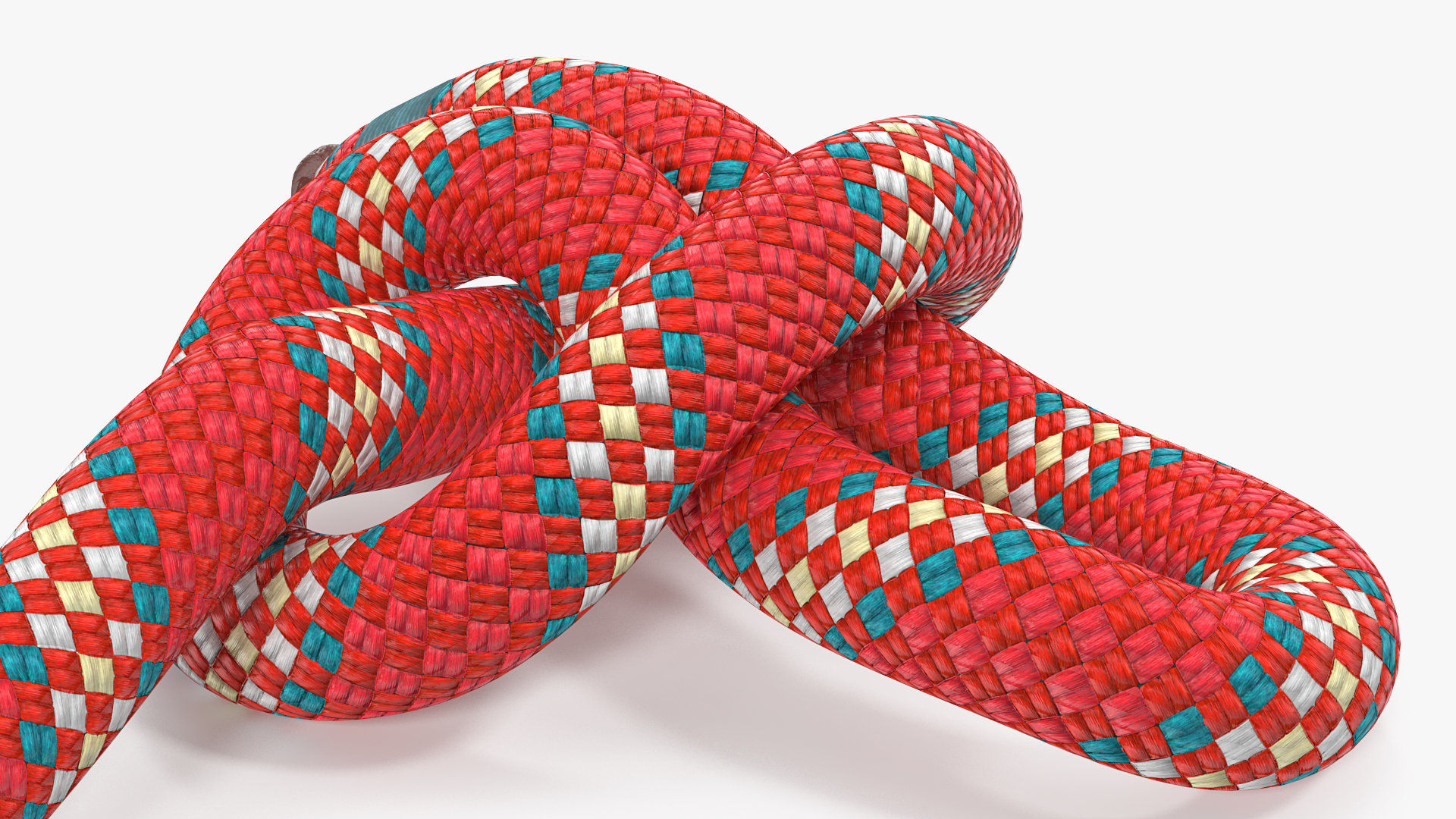 3D Slip Knot Red Rope model