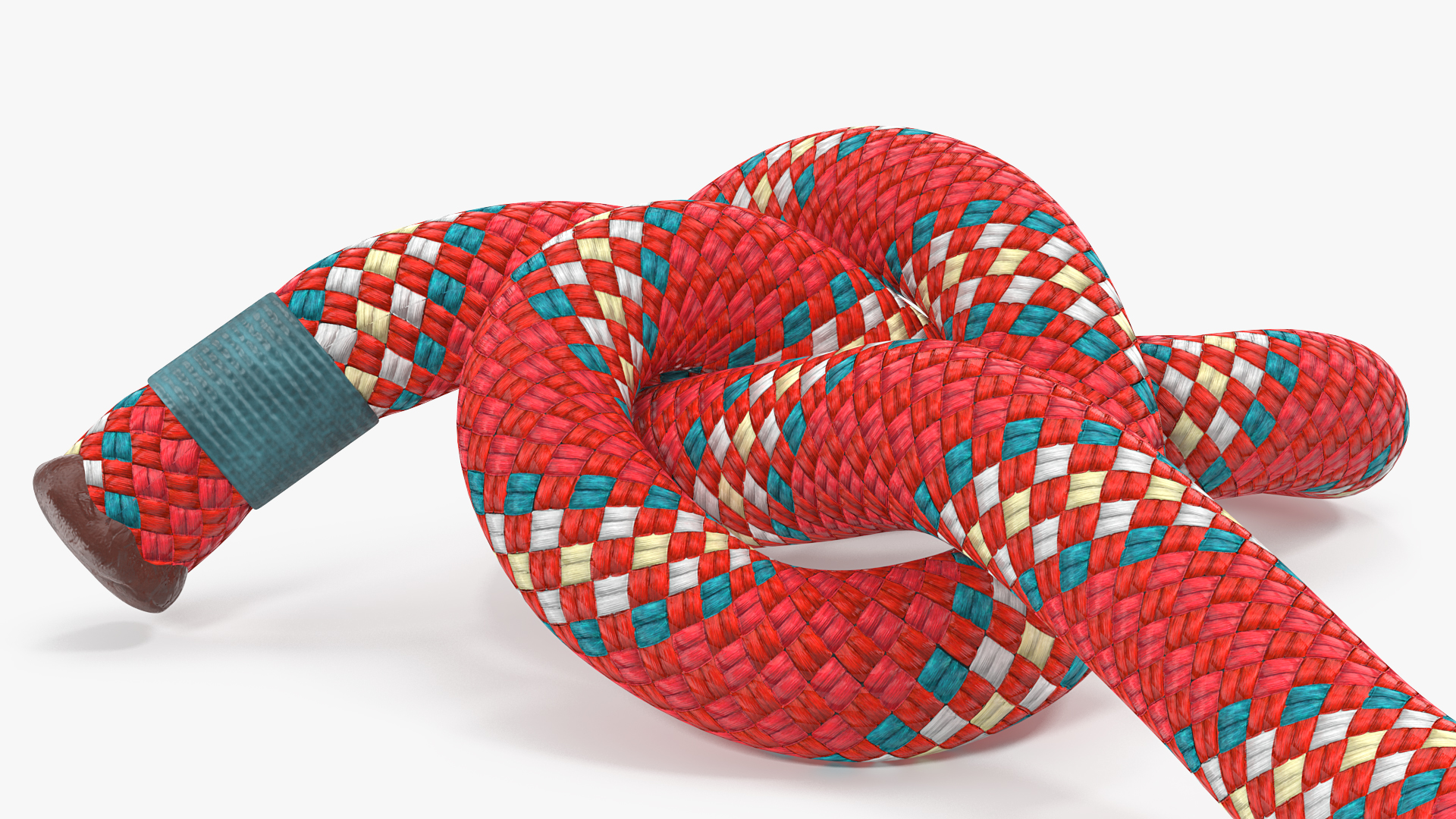 3D Slip Knot Red Rope model