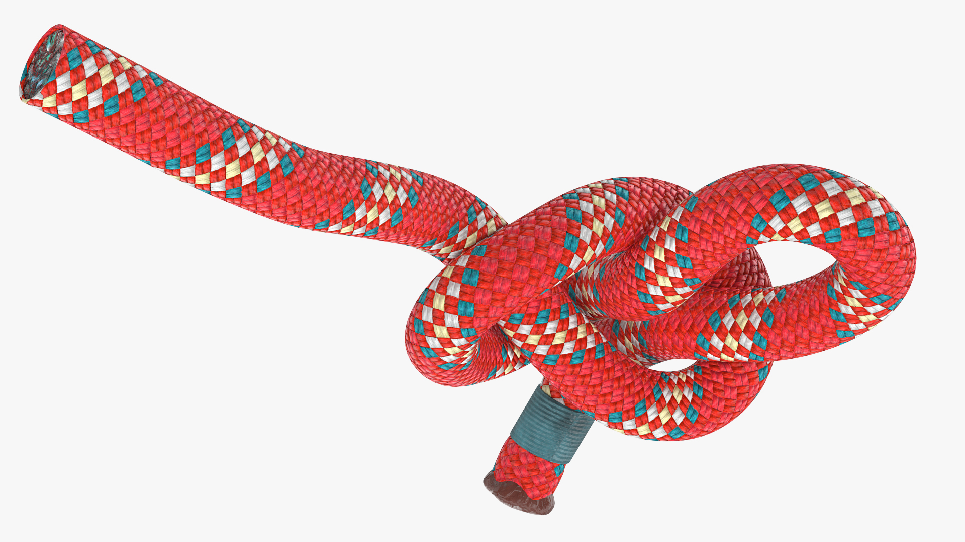 3D Slip Knot Red Rope model