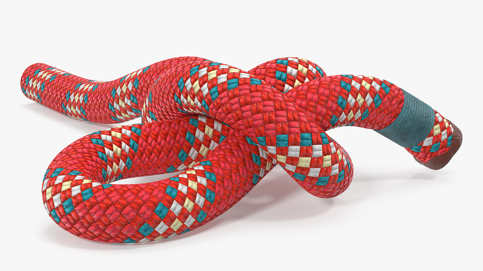 3D Slip Knot Red Rope model