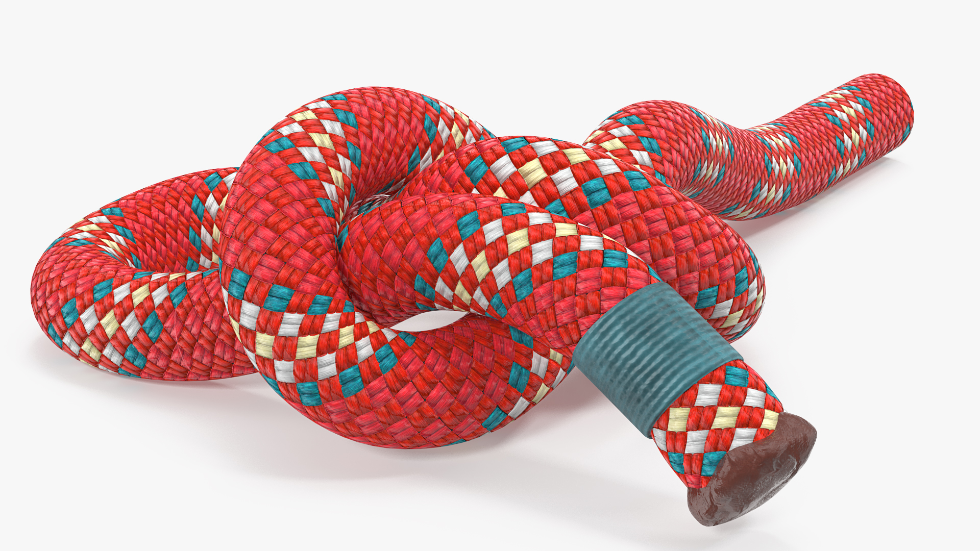 3D Slip Knot Red Rope model