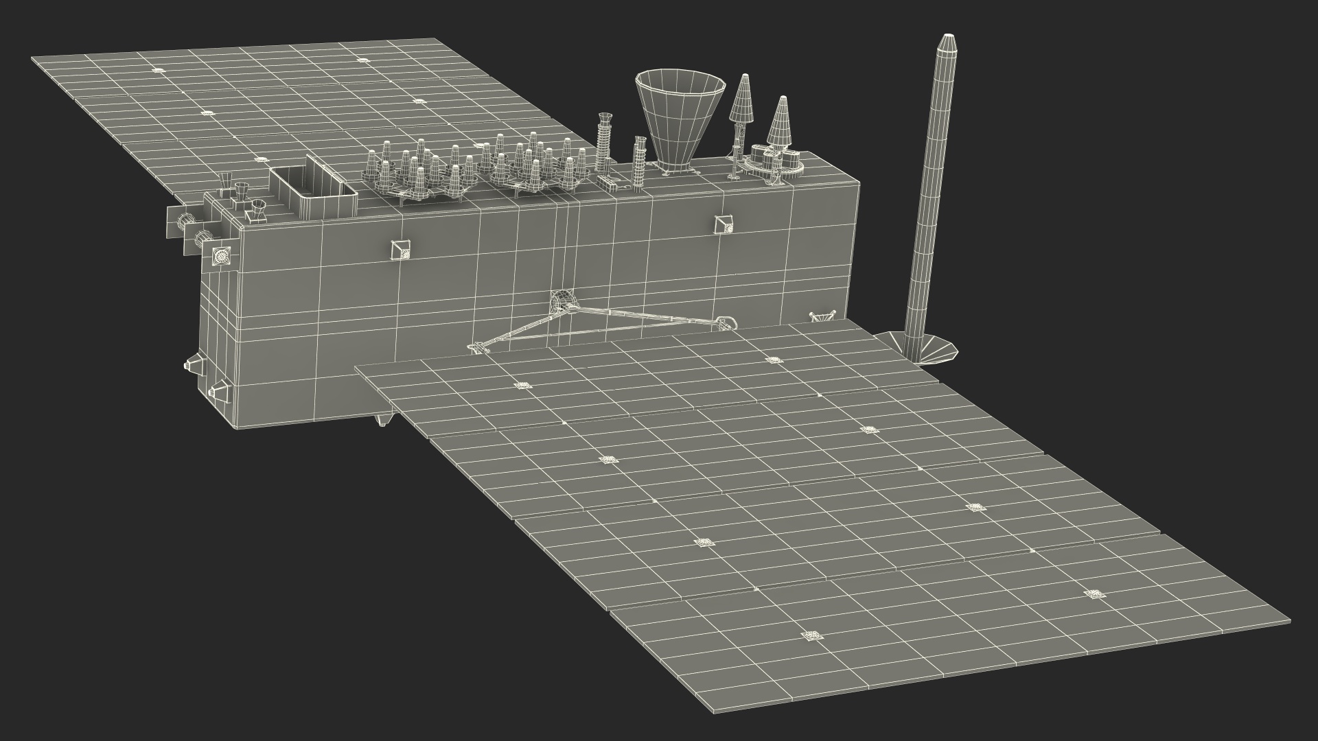 3D model Satellite GLONASS-K2