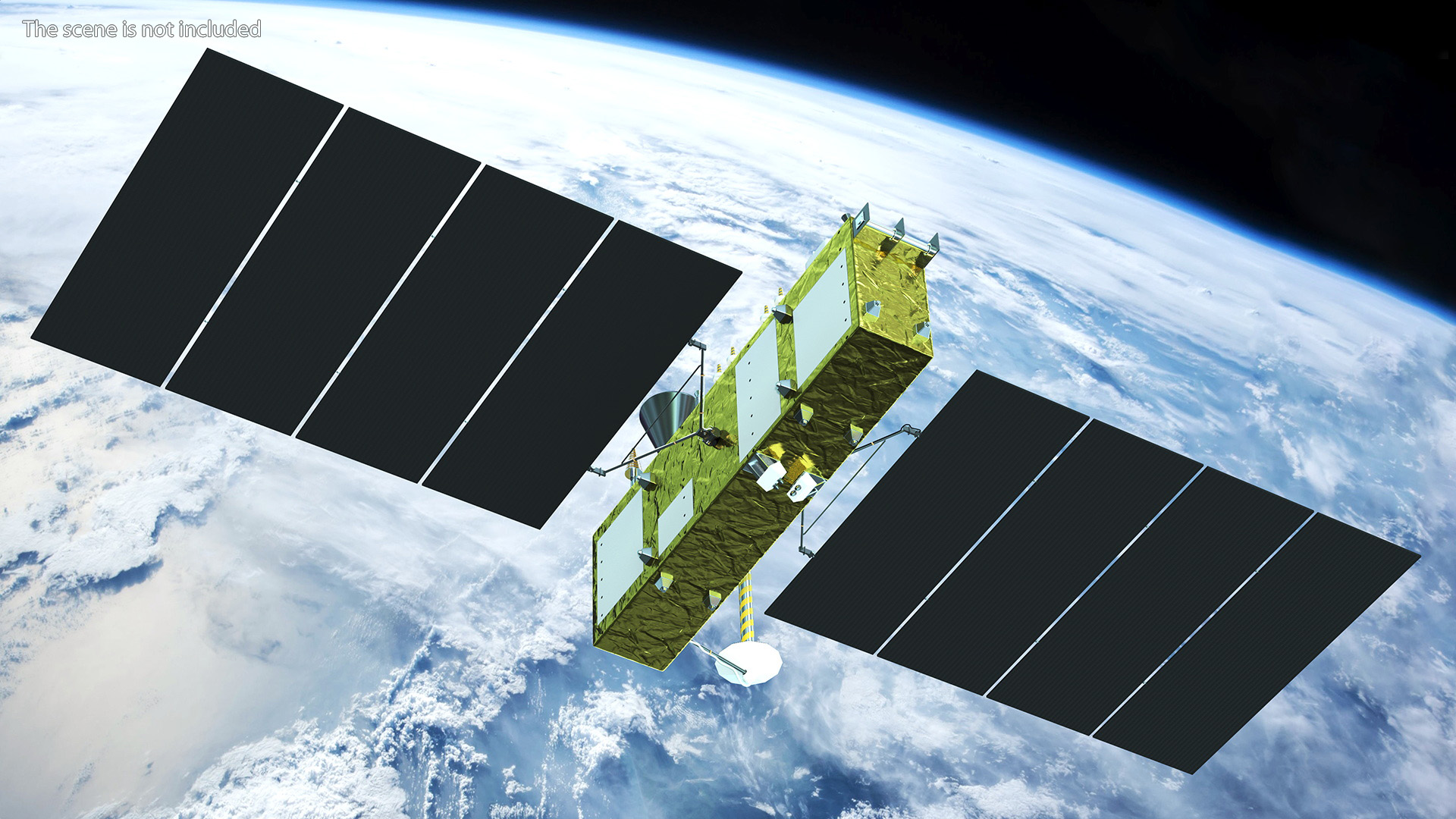 3D model Satellite GLONASS-K2