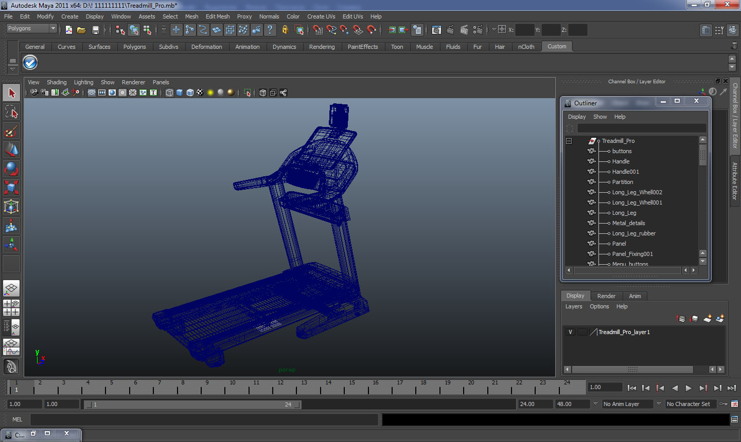 3D Treadmill Pro model