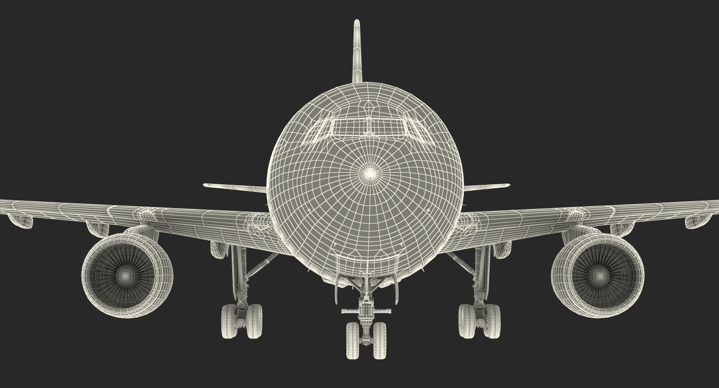 3D Airbus A310 300 FedEx Rigged model