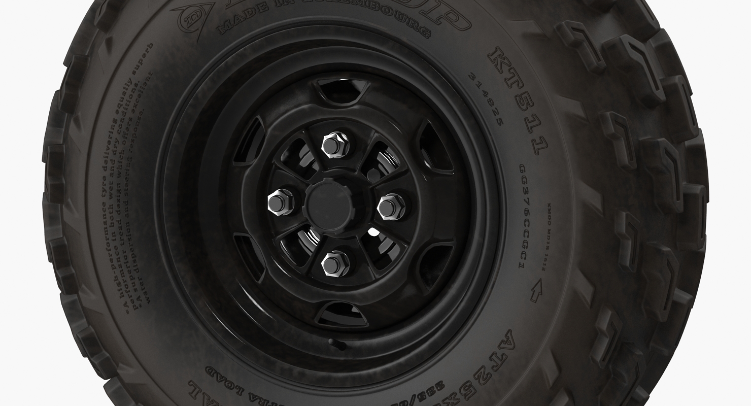 ATV Wheel 3D model