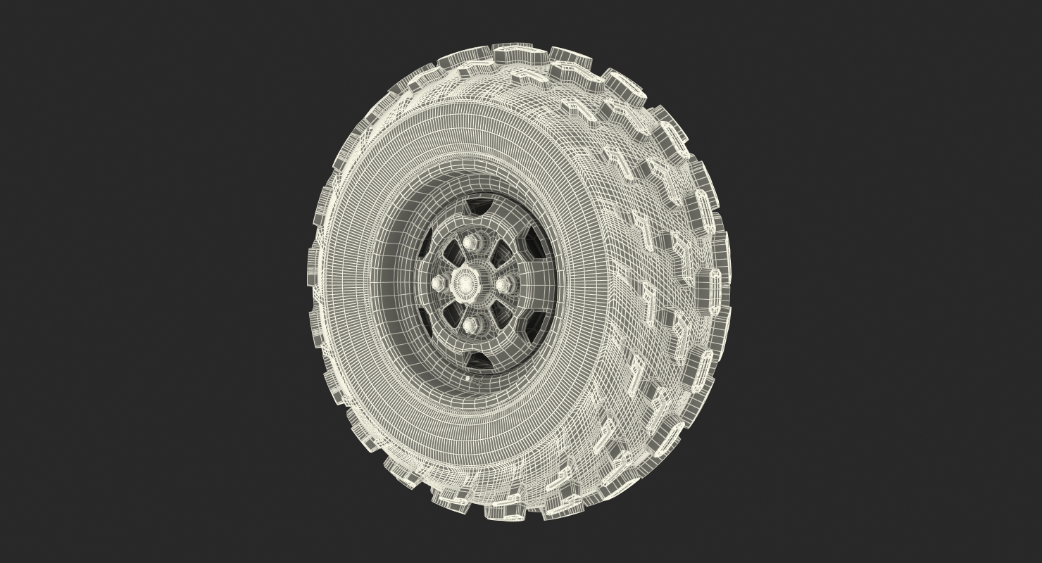 ATV Wheel 3D model