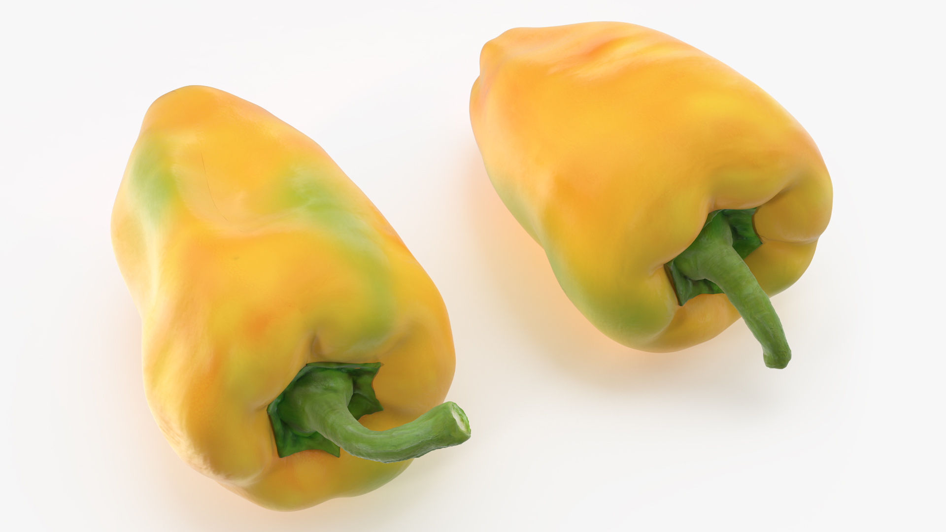 Sweet Pepper Golden Marconi 3D