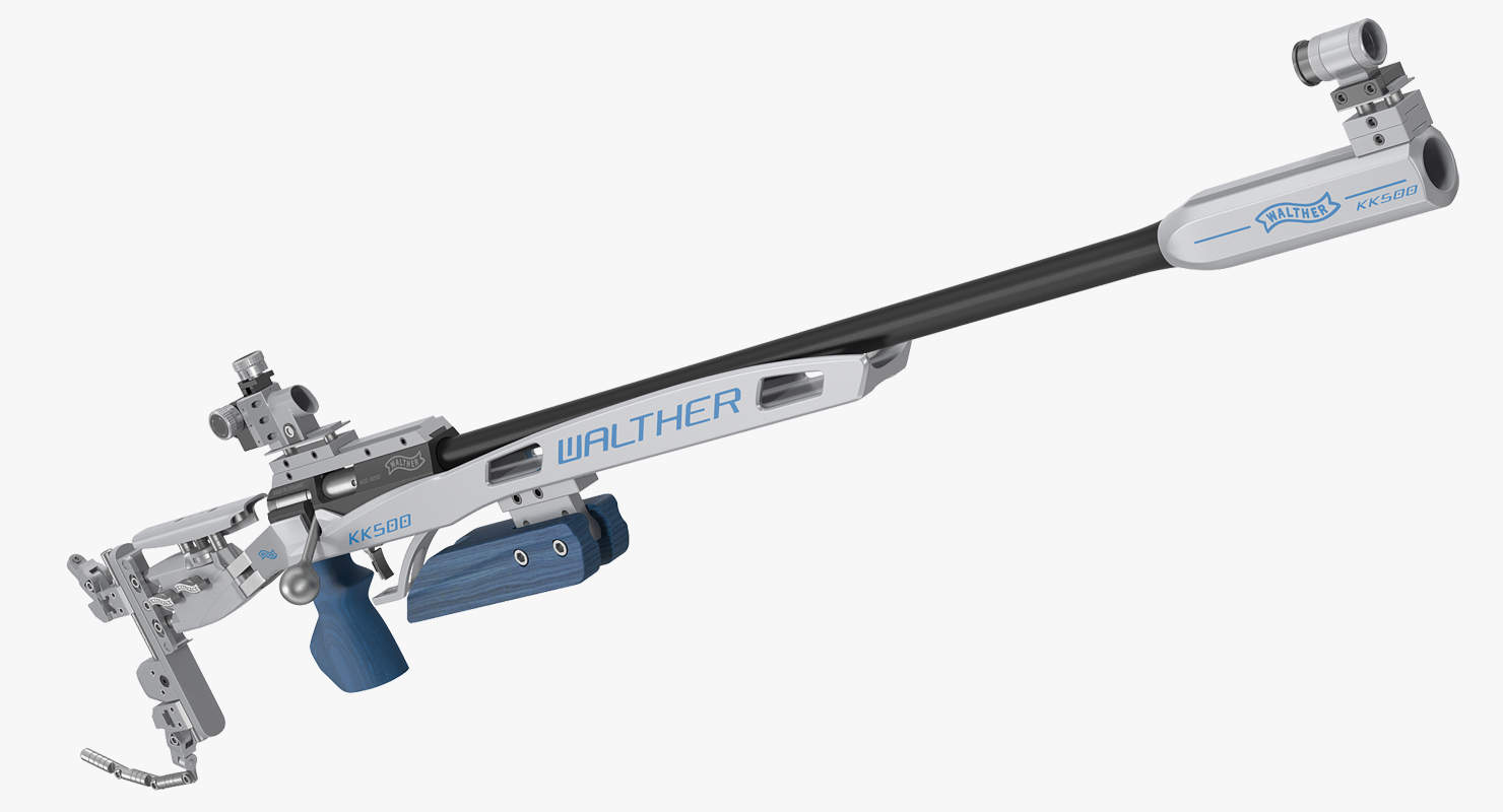 Walther KK500M Biathlon Rifle 3D model