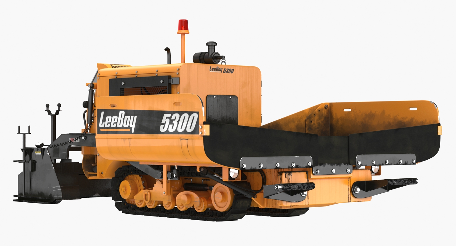 3D model Asphalt Paver LeeBoy 5300