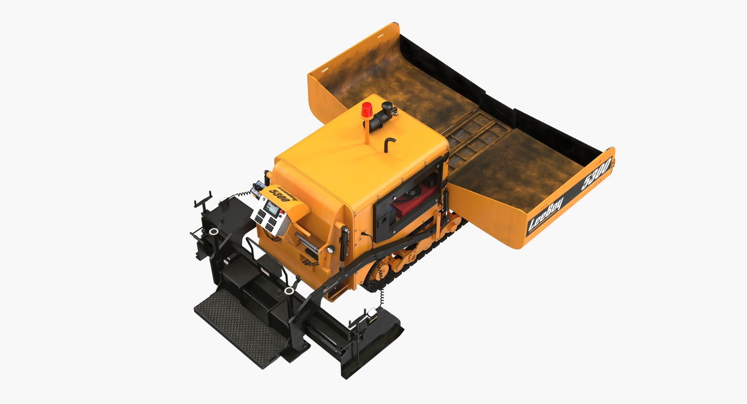 3D model Asphalt Paver LeeBoy 5300