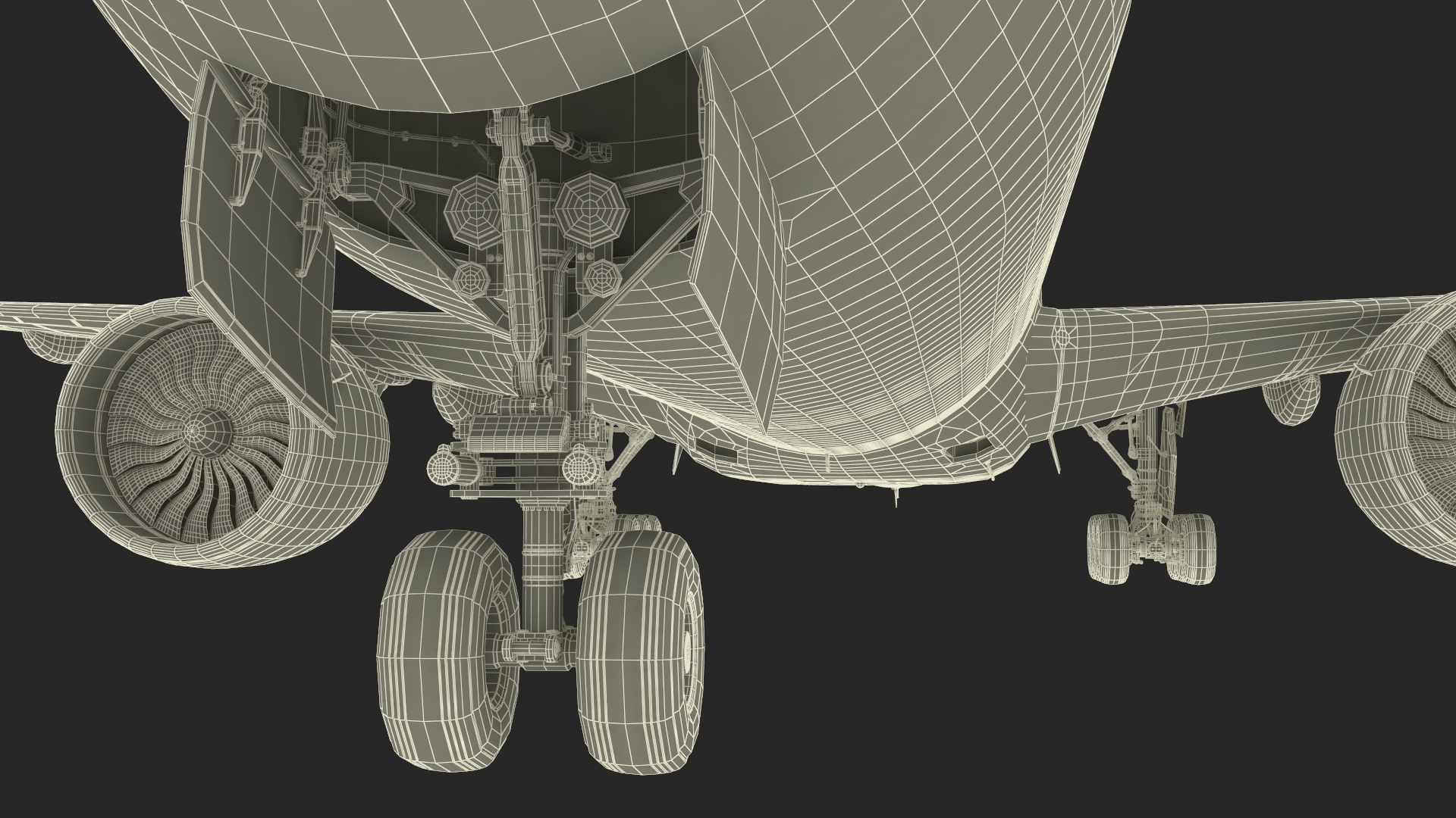 Air France Boeing 777-300ER Rigged 3D model