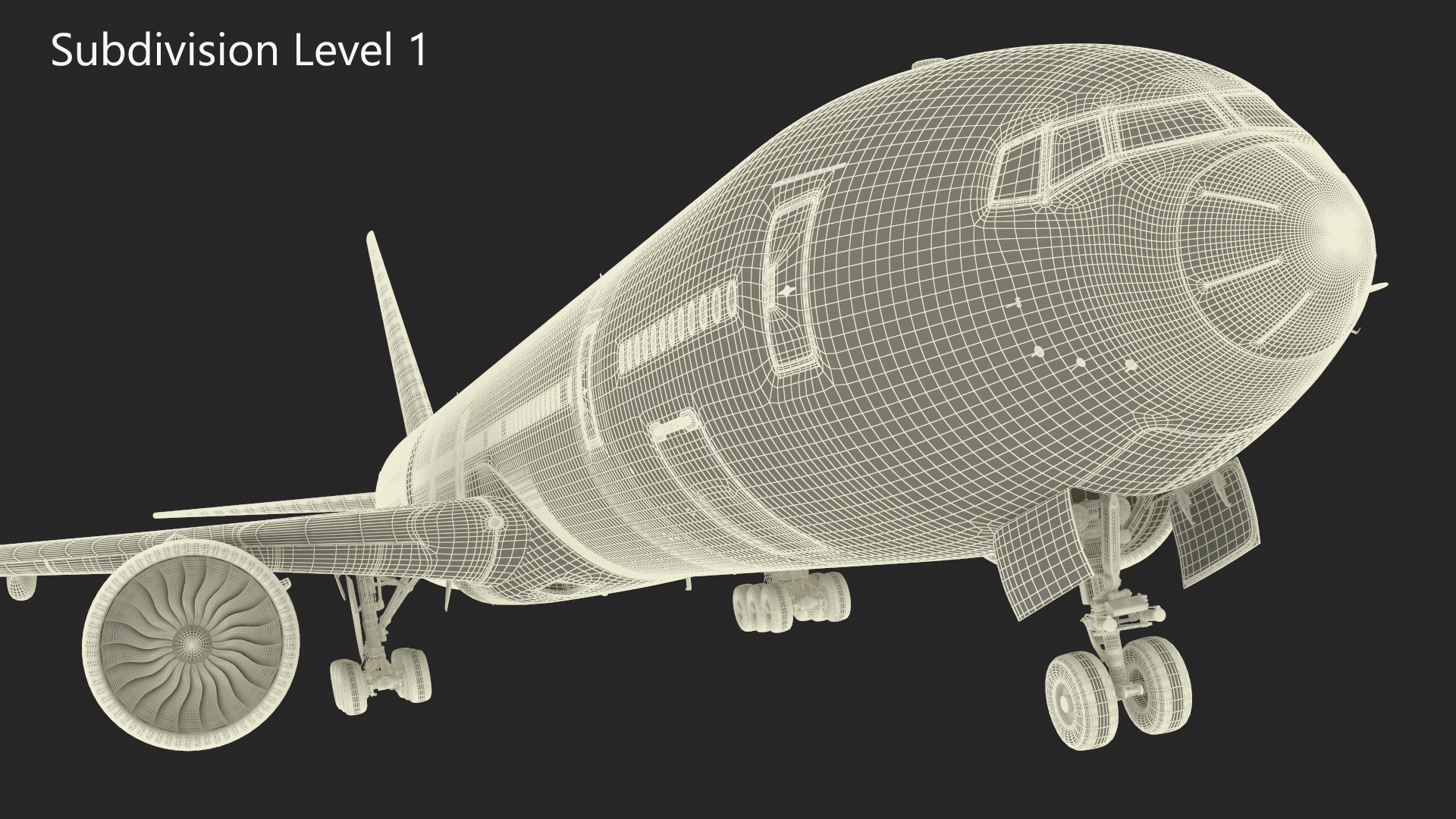 Air France Boeing 777-300ER Rigged 3D model