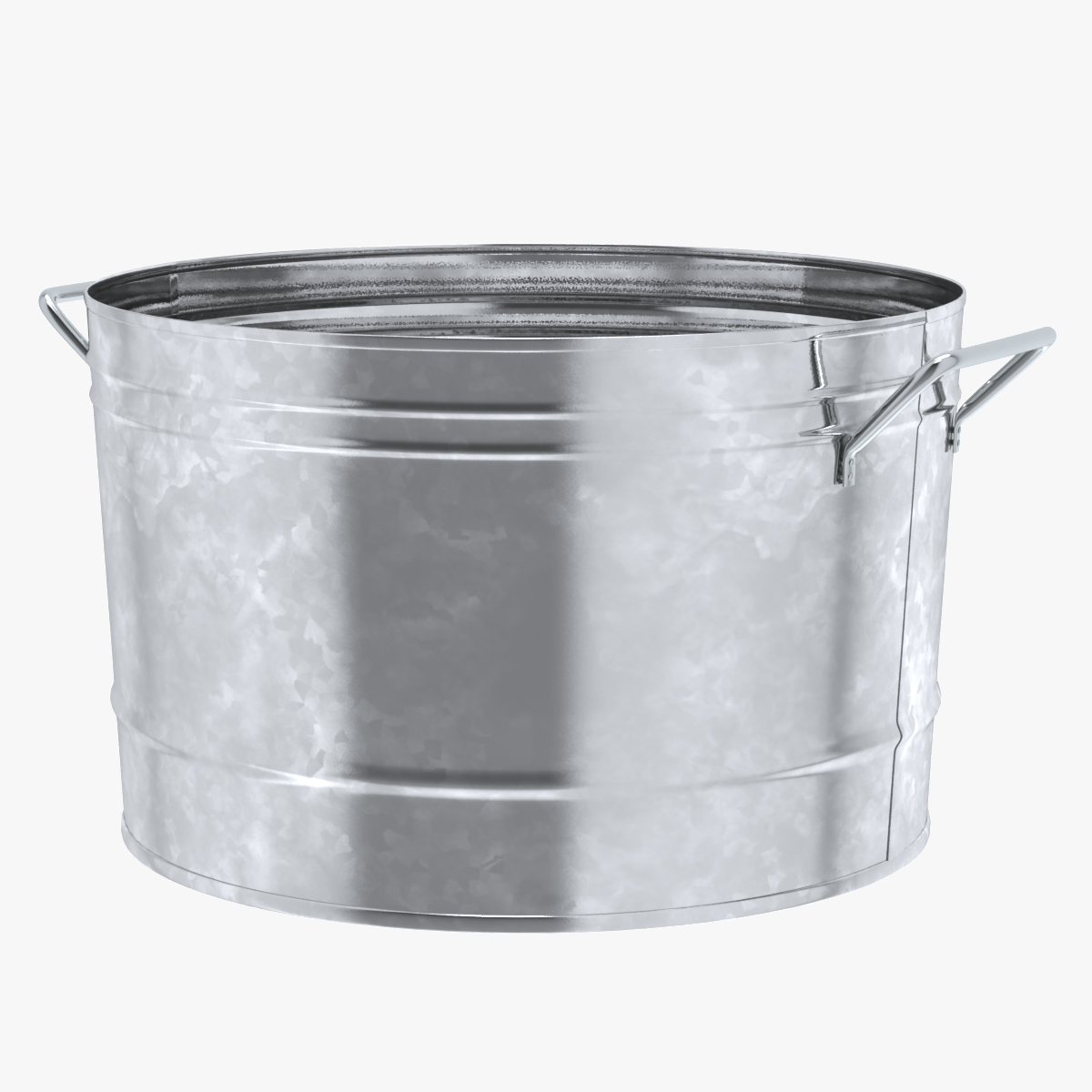 3D Galvanized Steel Round Tub