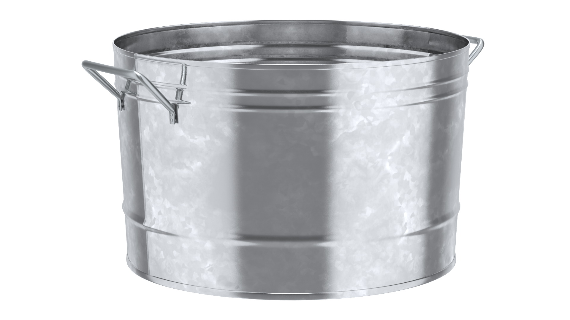 3D Galvanized Steel Round Tub