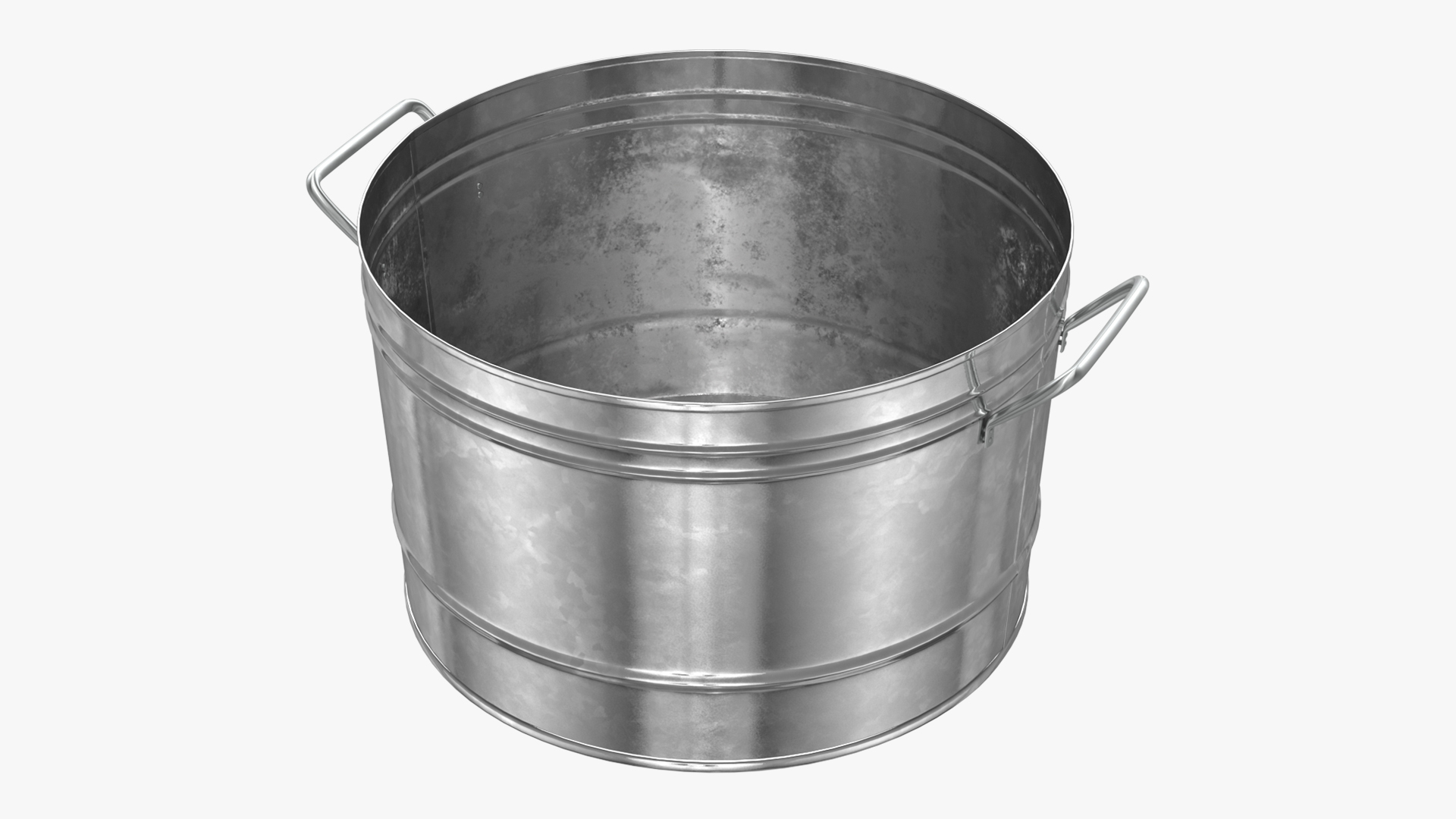 3D Galvanized Steel Round Tub