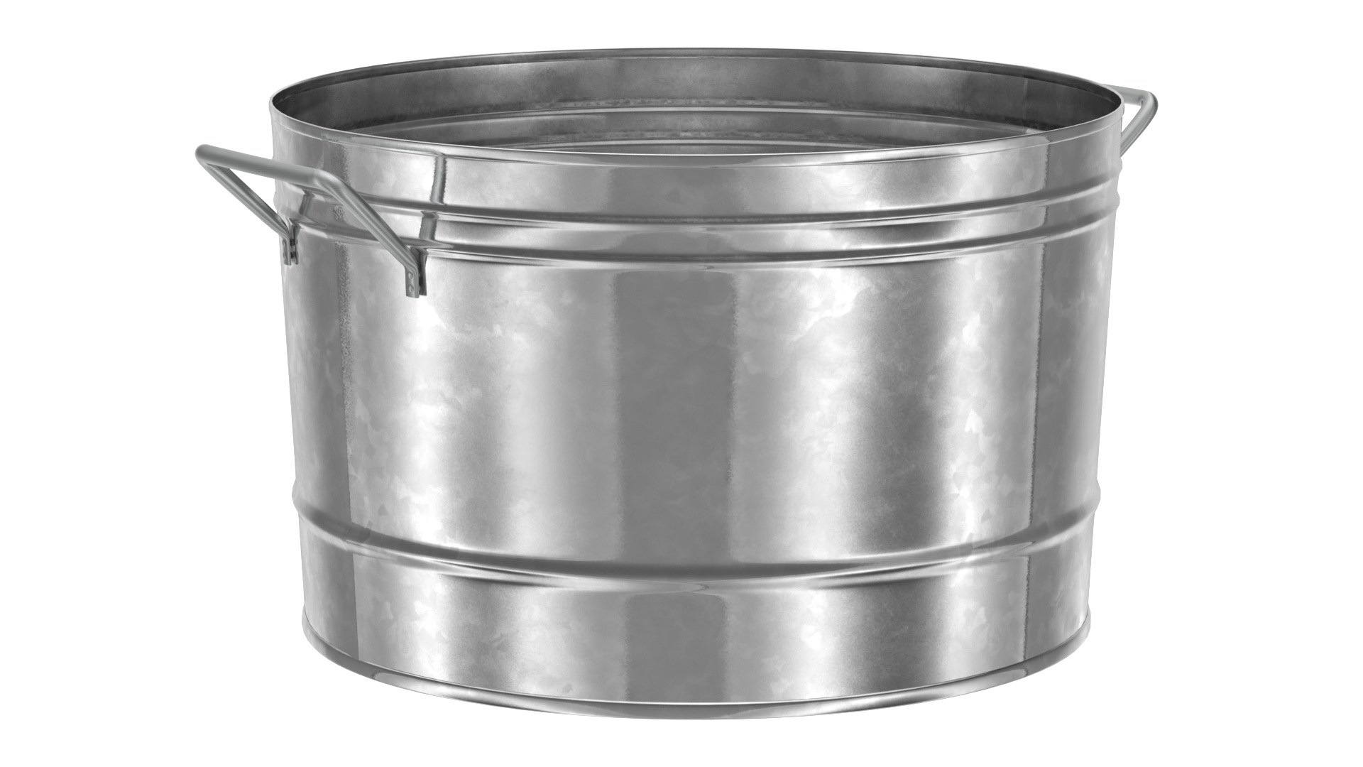 3D Galvanized Steel Round Tub