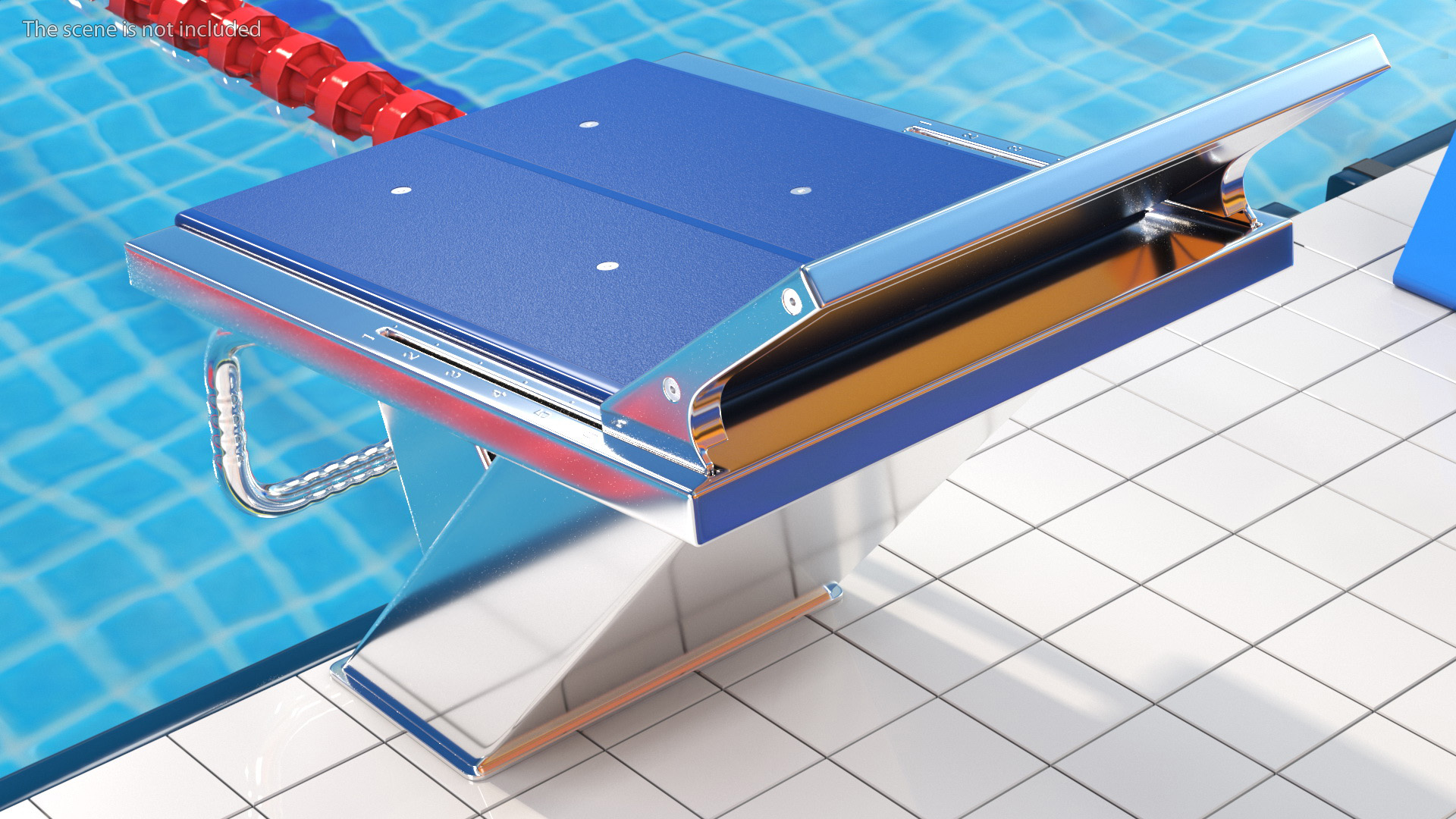 Pool Starting Block 3D model