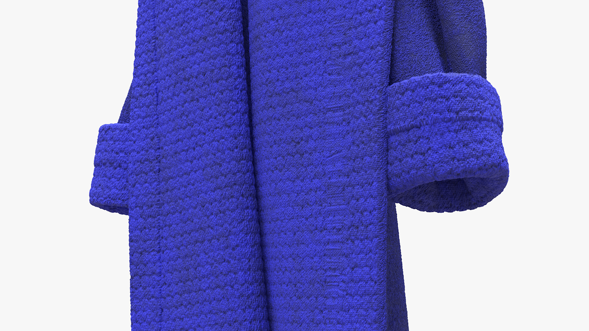 3D model Hooked Bathrobe Blue