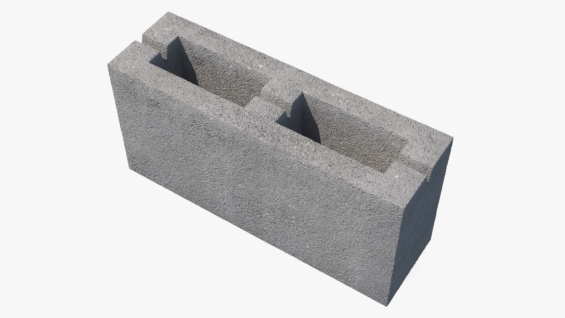 Concrete Stretcher Brick 3D model