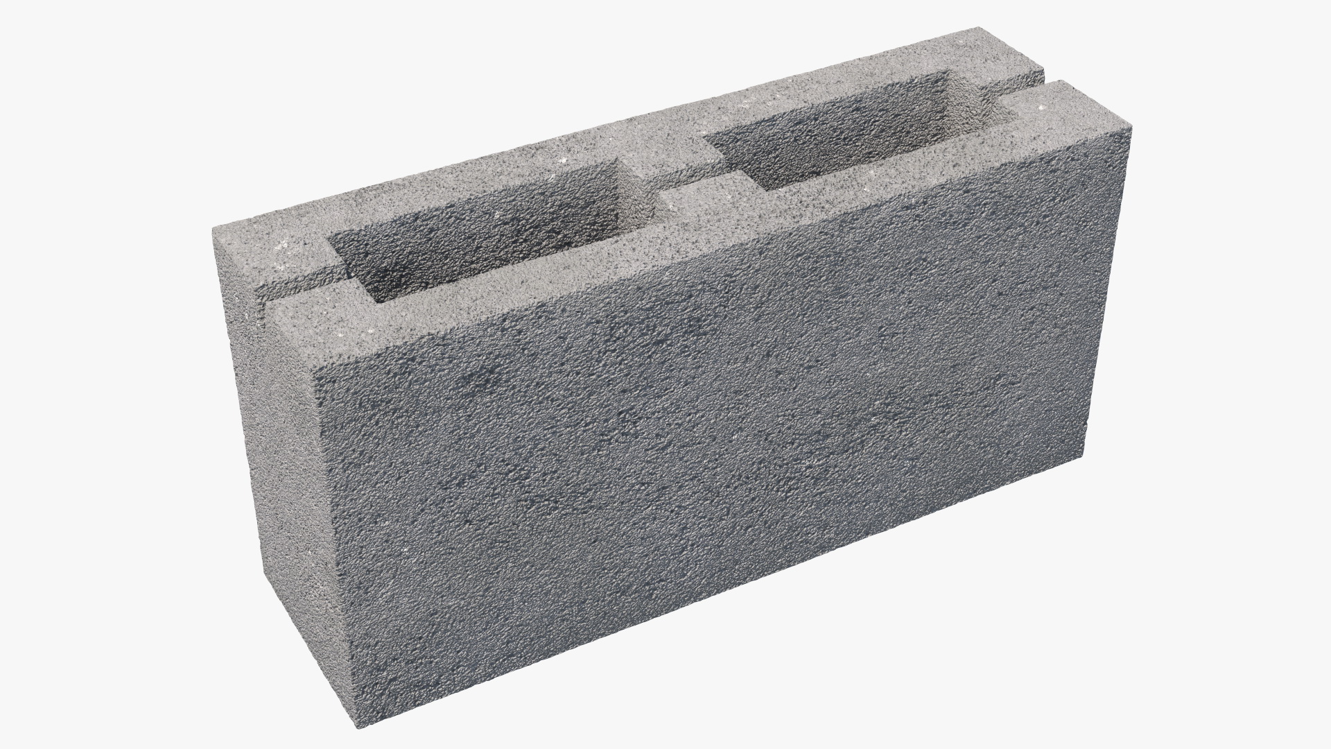 Concrete Stretcher Brick 3D model