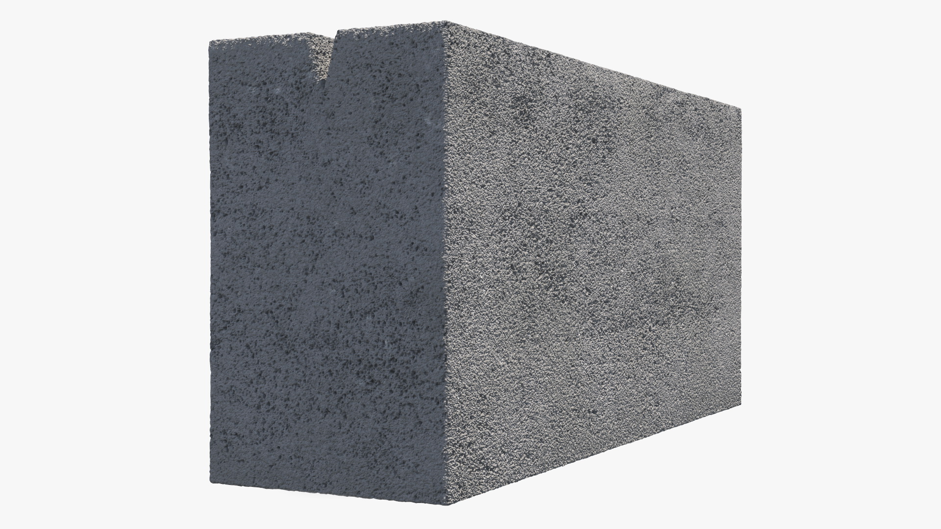 Concrete Stretcher Brick 3D model